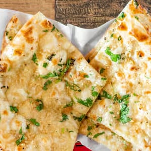 Basil Garlic Naan.